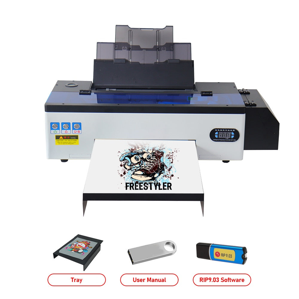 Jetvinner DTF Printer A3 Machine for Epson R1390 Tshirt Printer With PET  Film Oven 100pcs A3 DTF Printer Powder For Textile